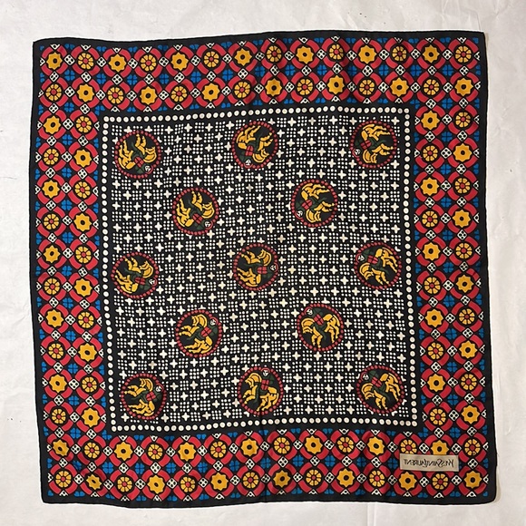 Multicolored Print Hand Rolled Scarf - Picture 2 of 10